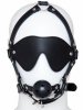 Maska na twarz i knebel do ust eye mask with ball gag